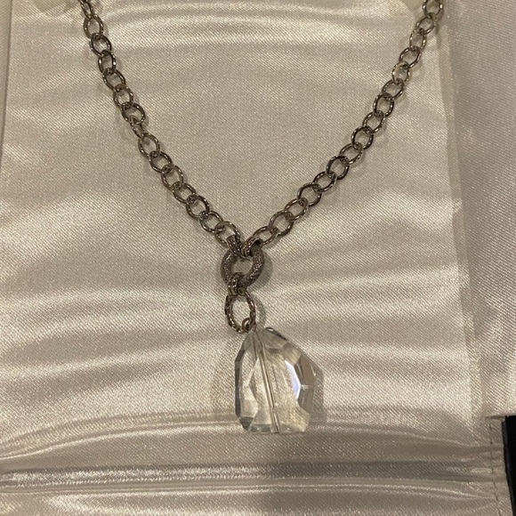 Crystal Nugget Necklace - Picture 2 of 5